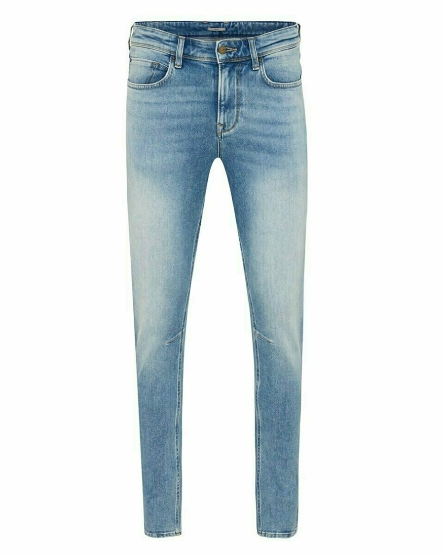 Mexx ADAM Mid waist/ Tapered leg jeans Light Bleach Niebieskie | RCILV4023