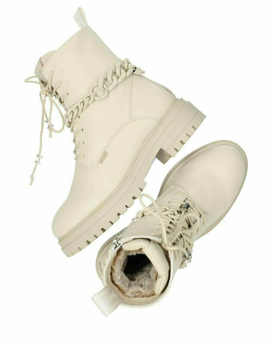 Mexx Ankle boot Fabulous Off White Białe | CLSRP1782