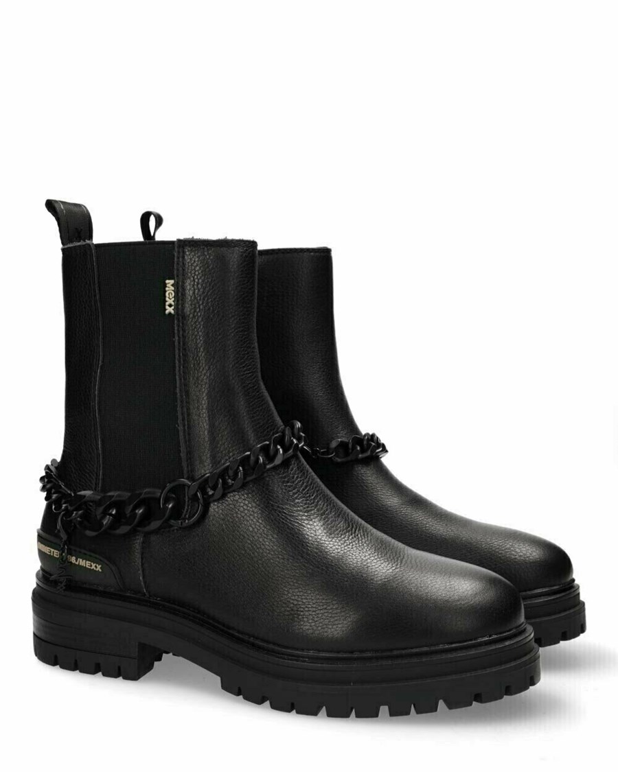 Mexx Ankle boot Hyun Black Czarne | YKHNS0865