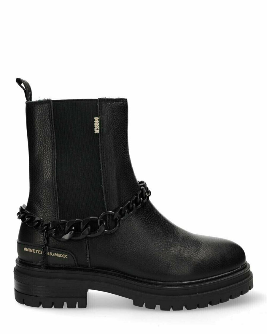 Mexx Ankle boot Hyun Black Czarne | YKHNS0865