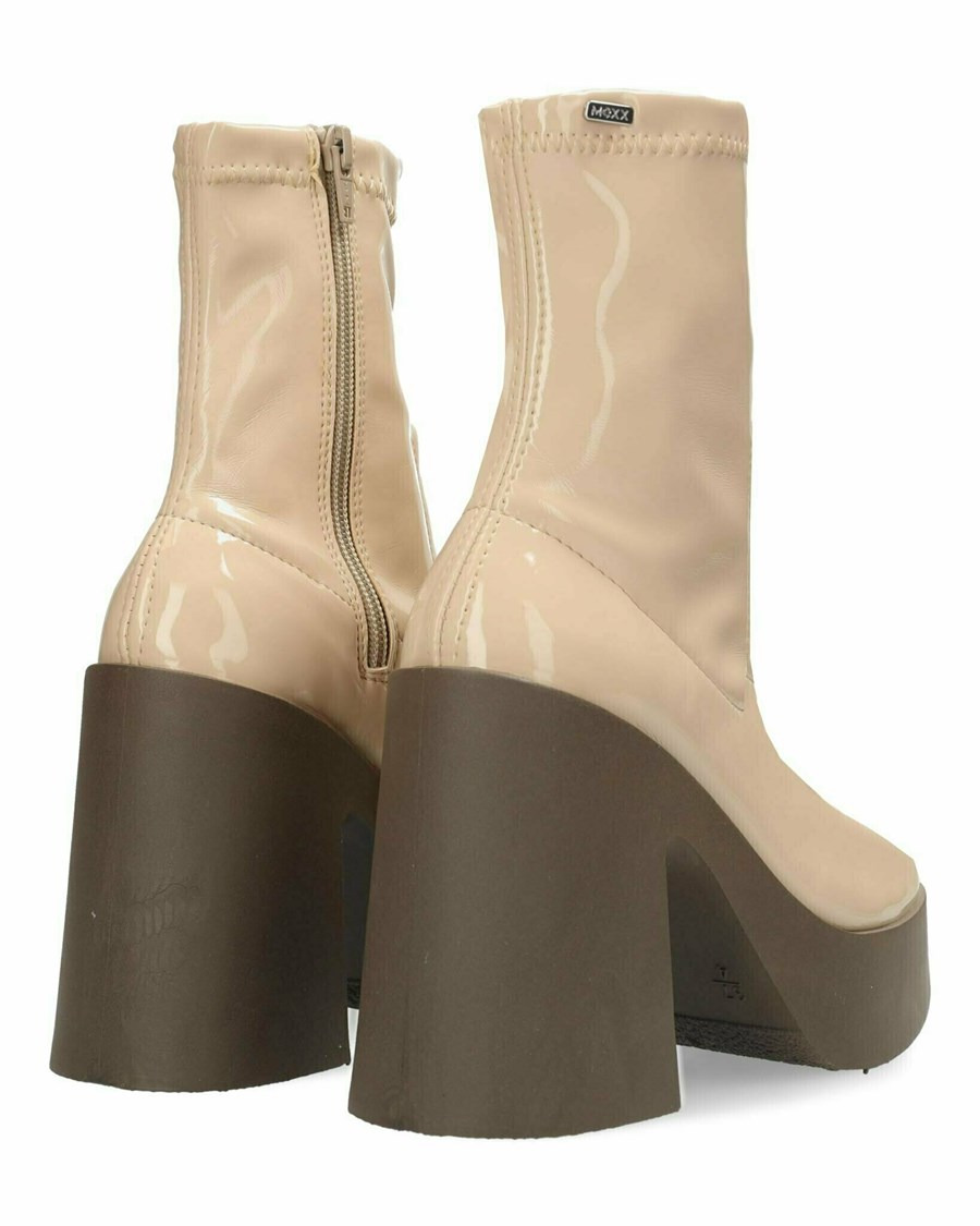 Mexx Ankle boot Kirez Nude Beżowe | QWATB2548