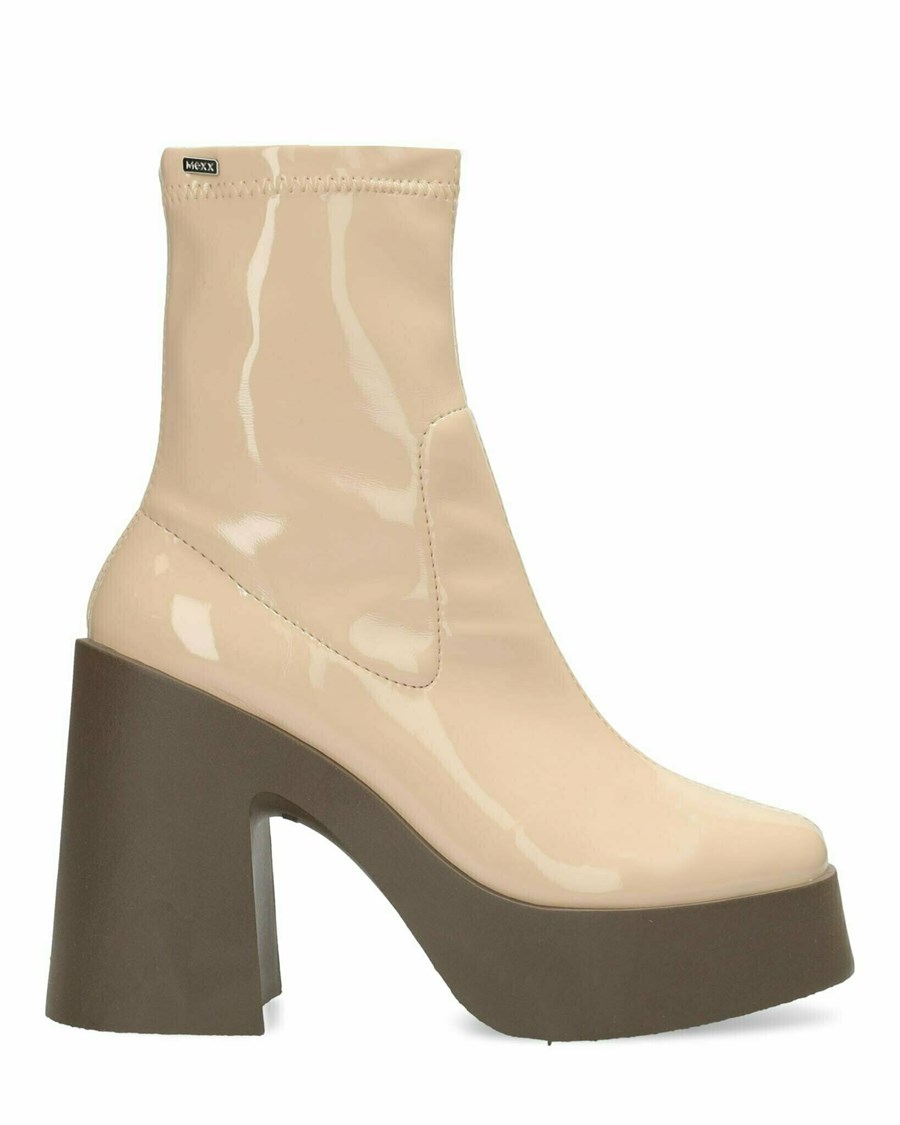 Mexx Ankle boot Kirez Nude Beżowe | QWATB2548