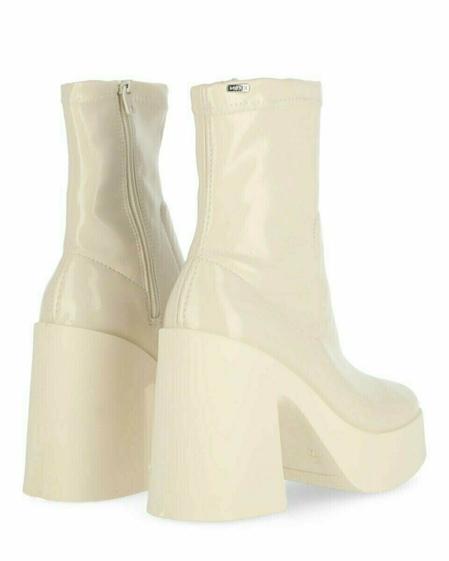 Mexx Ankle boot Kirez Off White Białe | EBYQU0814