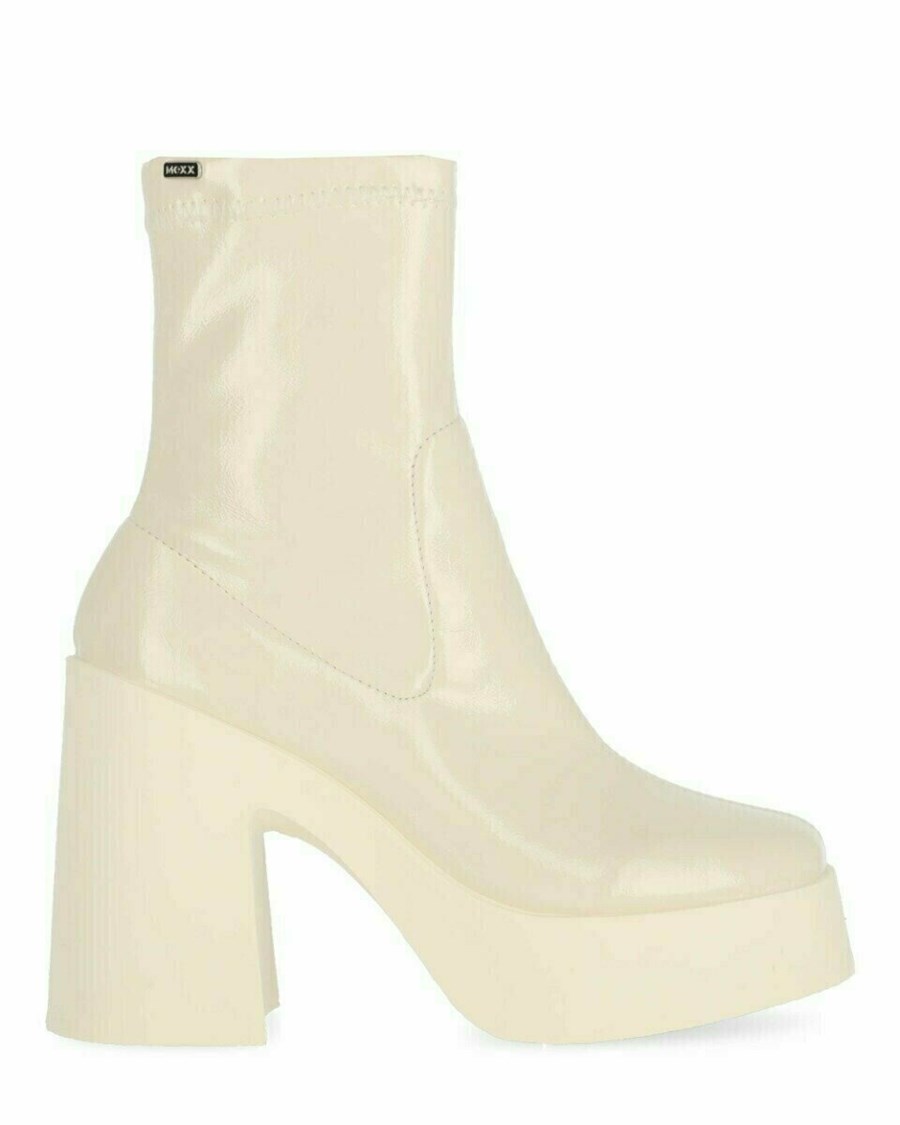 Mexx Ankle boot Kirez Off White Białe | EBYQU0814