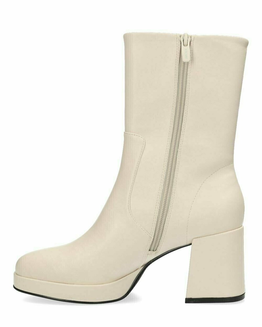 Mexx Ankle boot Kiwi Off White Białe | CPRVG3680