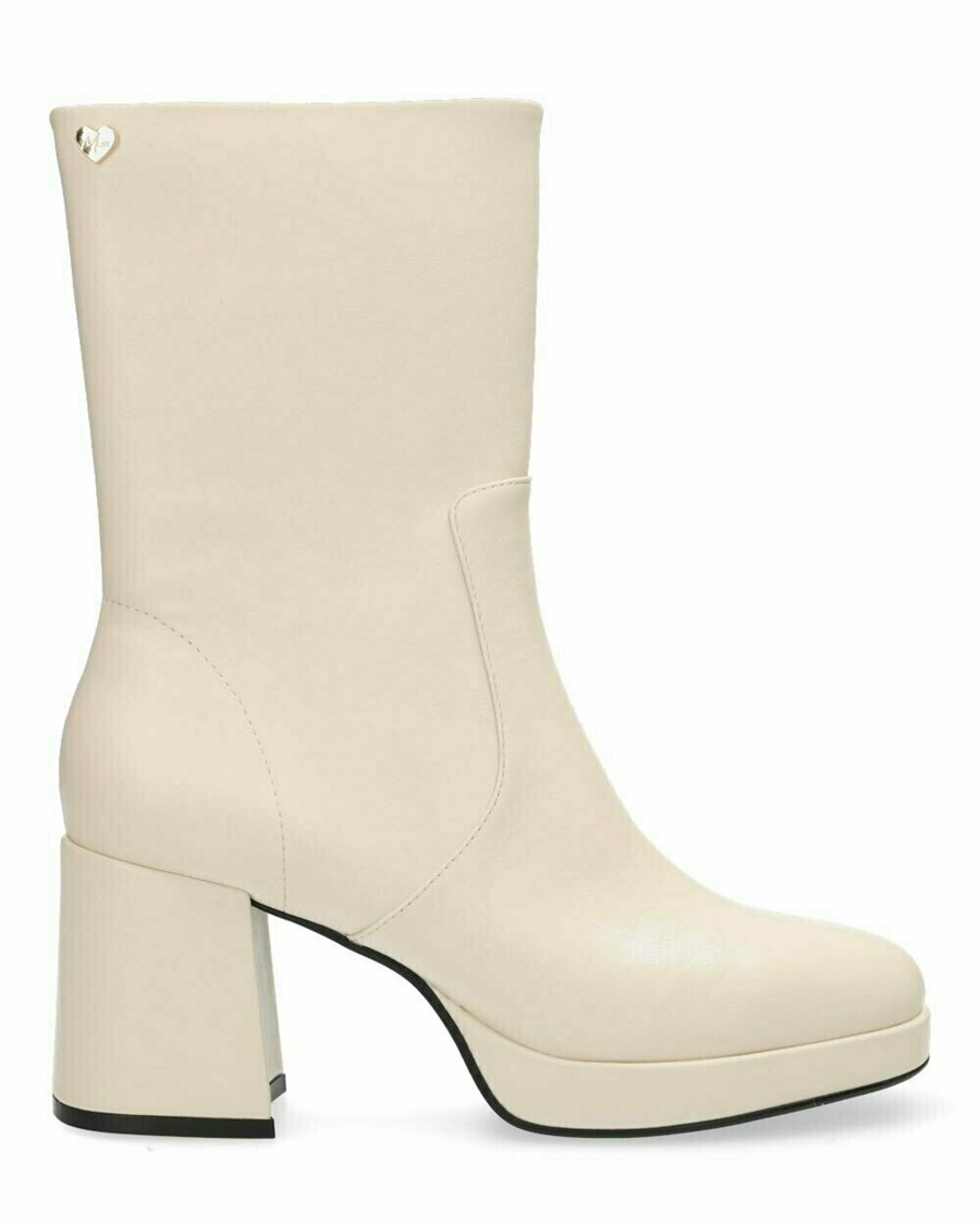 Mexx Ankle boot Kiwi Off White Białe | CPRVG3680