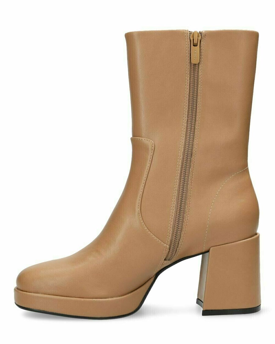 Mexx Ankle boot Kiwi Tan Beżowe | QEGLV7938