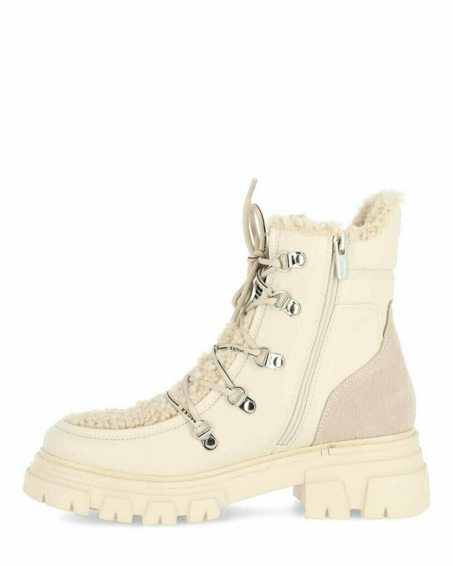 Mexx Ankle boot Kold Off White Białe | GQDAN9416