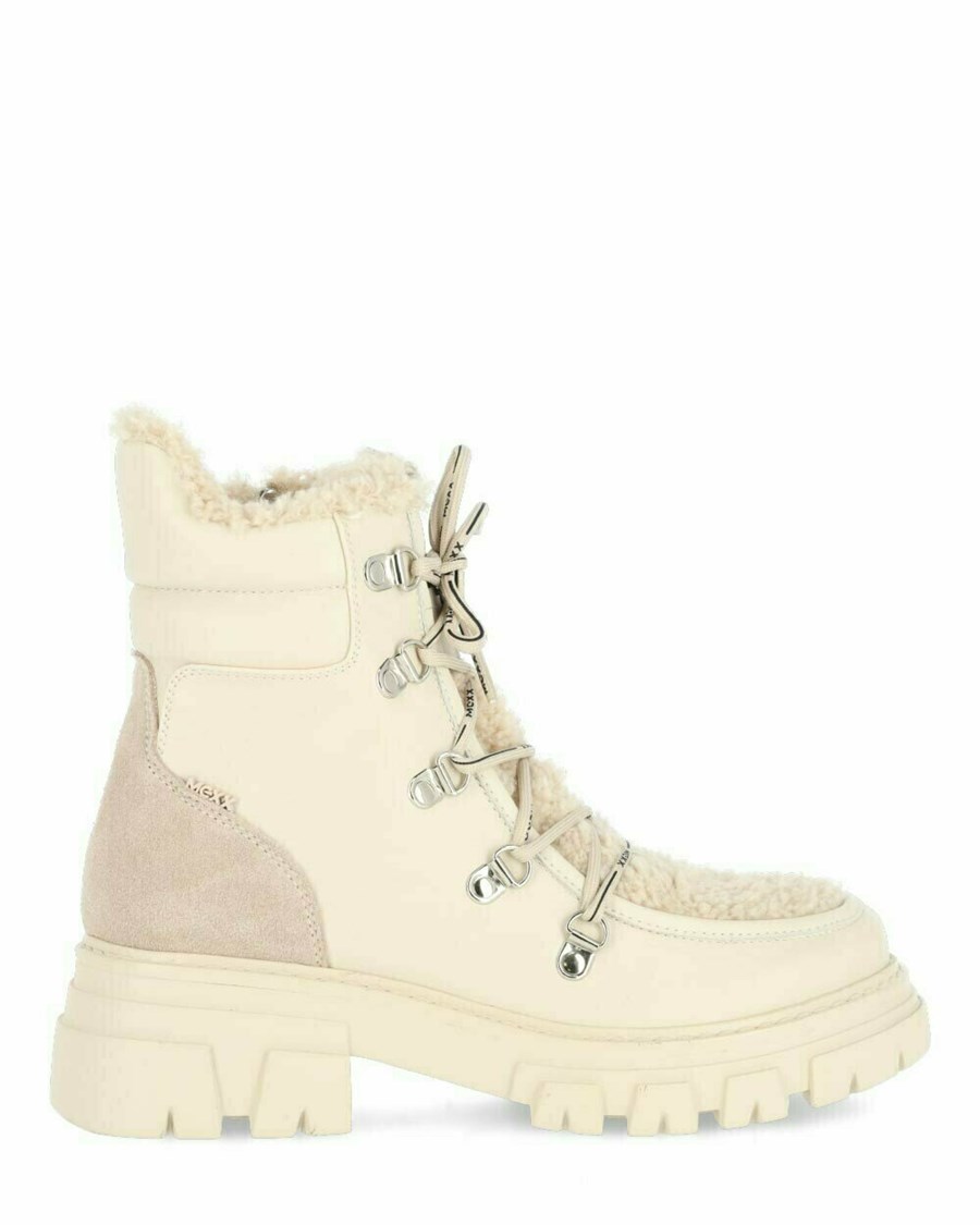 Mexx Ankle boot Kold Off White Białe | GQDAN9416