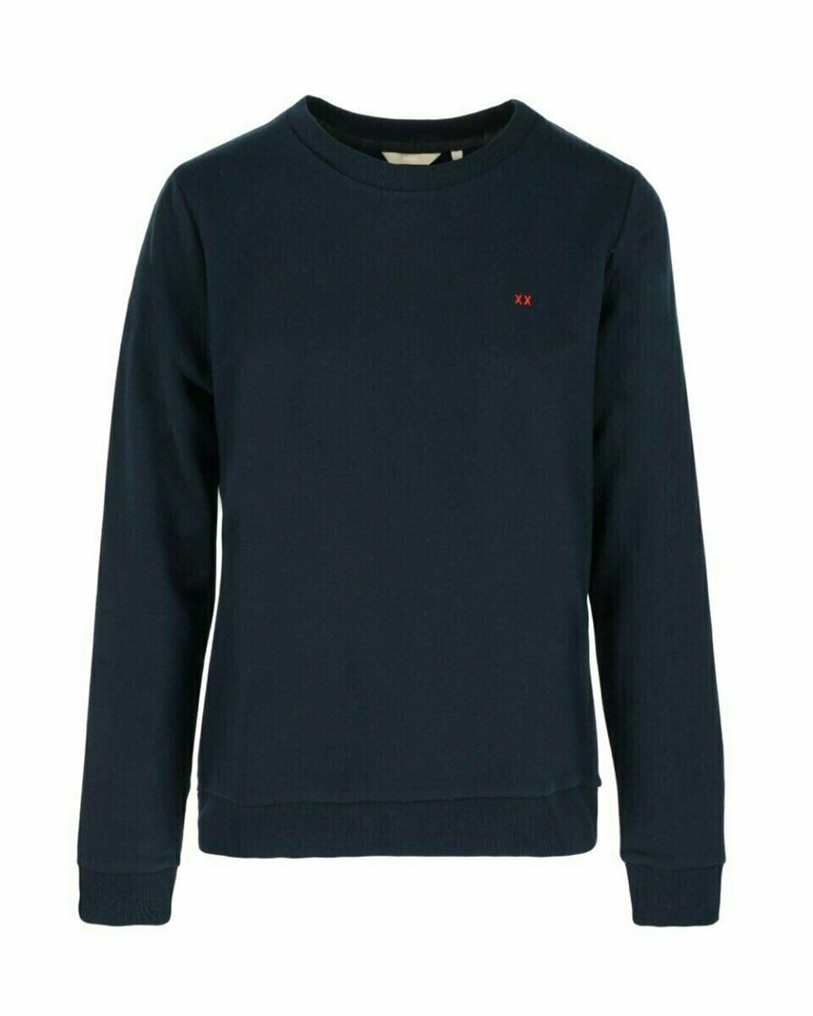 Mexx BO Crew neck sweater Navy Niebieskie | TNCHP0243