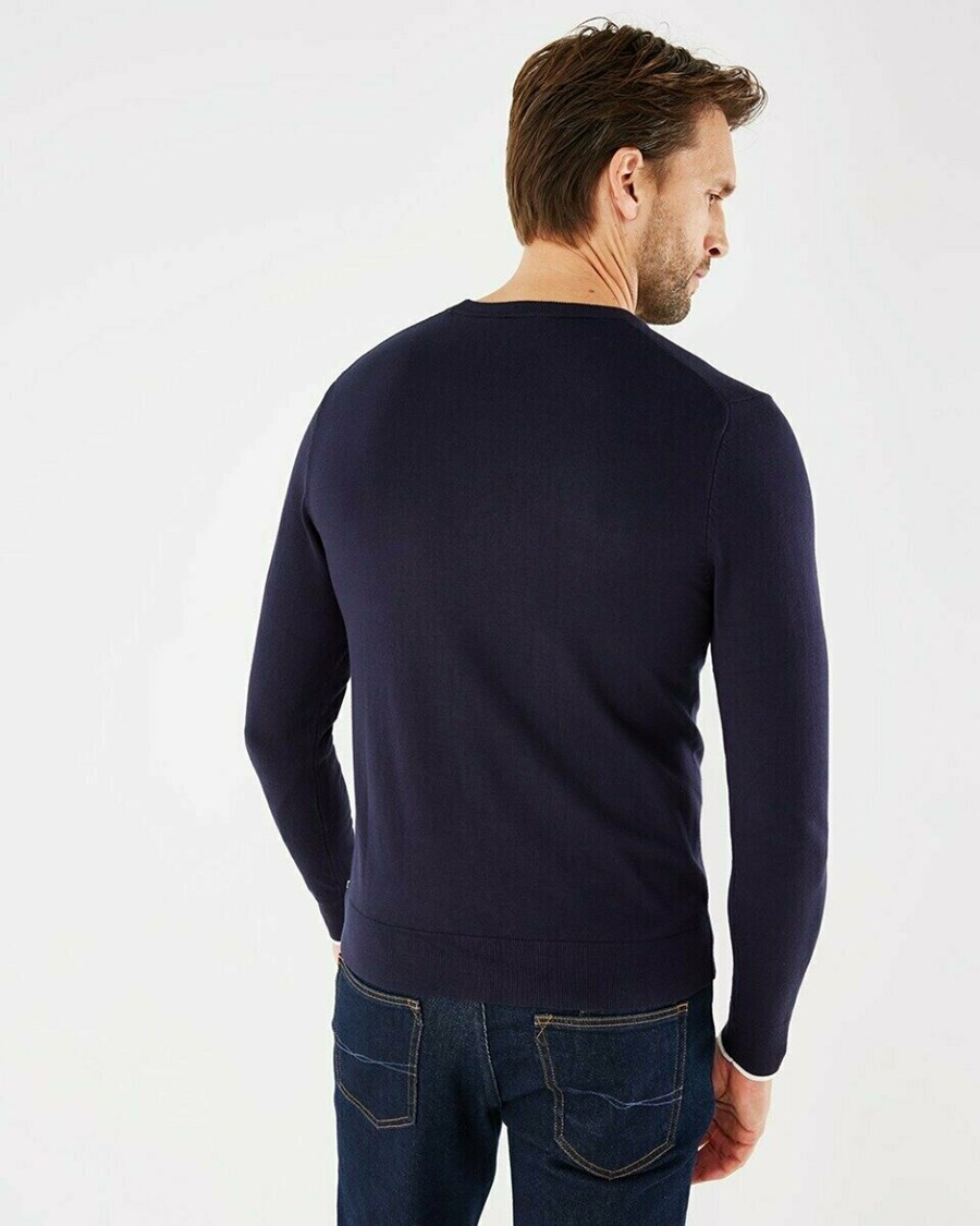 Mexx BRIAN sweater Navy Niebieskie | LDGYC2678