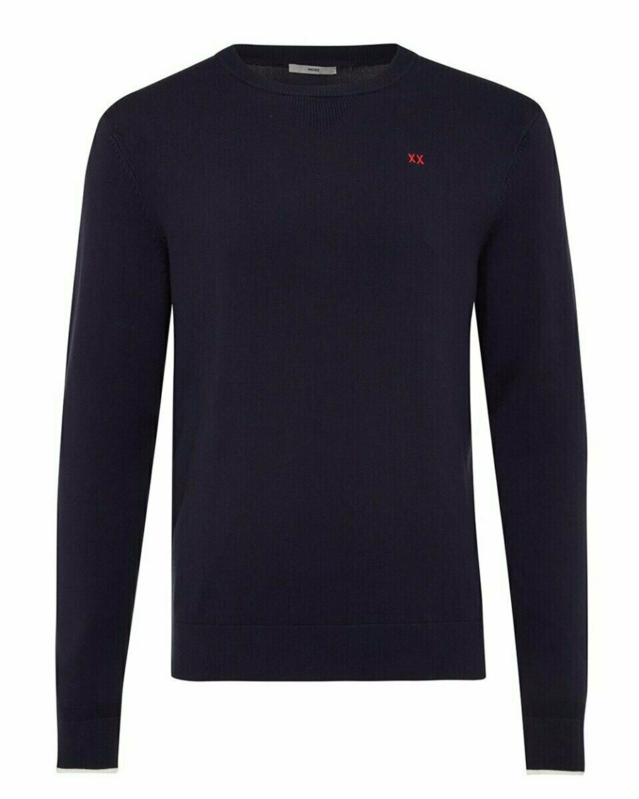 Mexx BRIAN sweater Navy Niebieskie | LDGYC2678