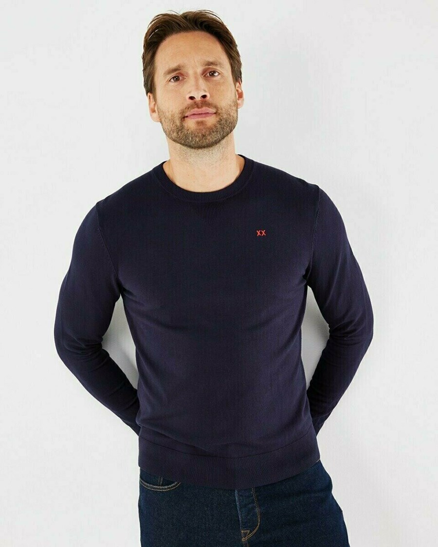 Mexx BRIAN sweater Navy Niebieskie | LDGYC2678