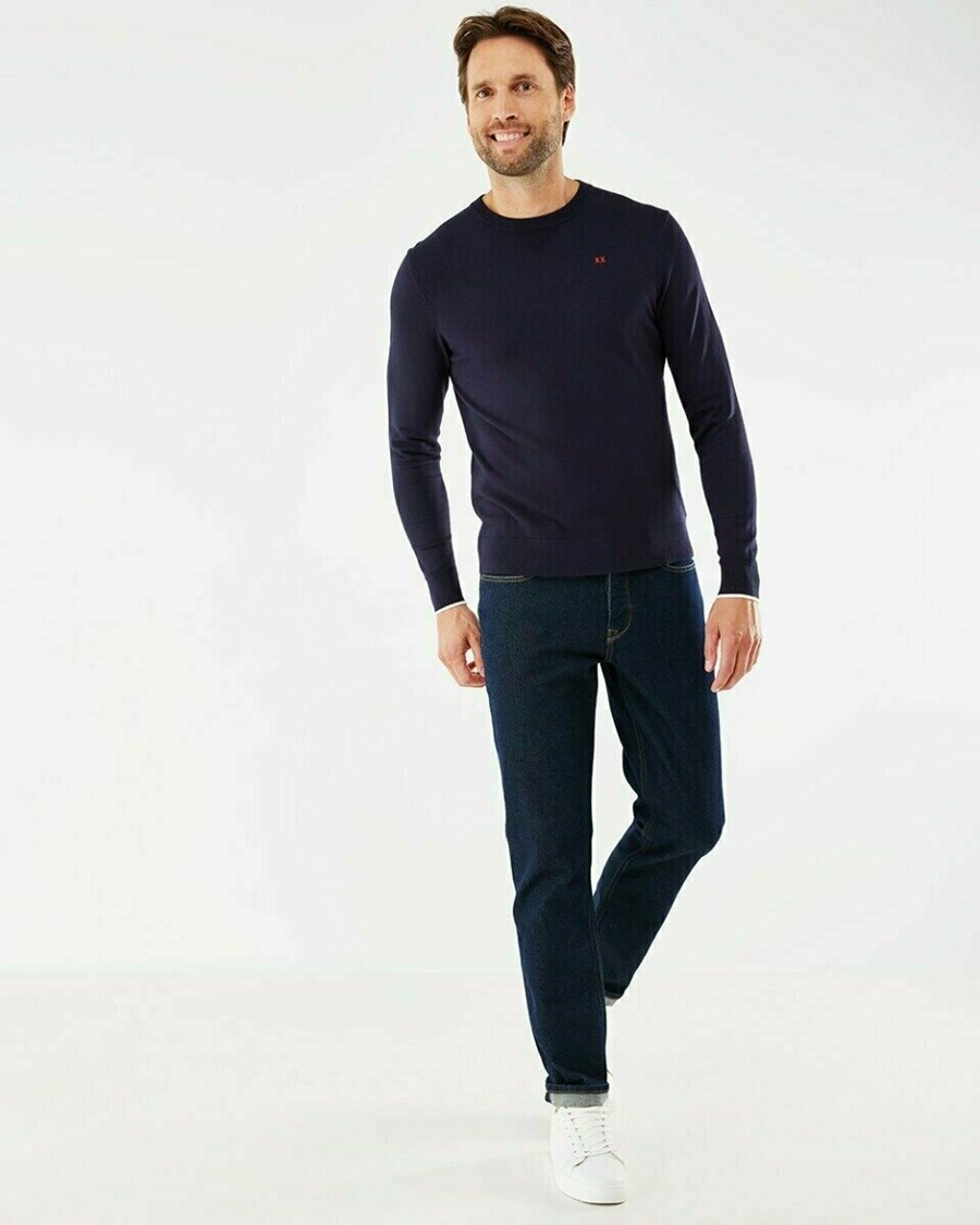 Mexx BRIAN sweater Navy Niebieskie | LDGYC2678