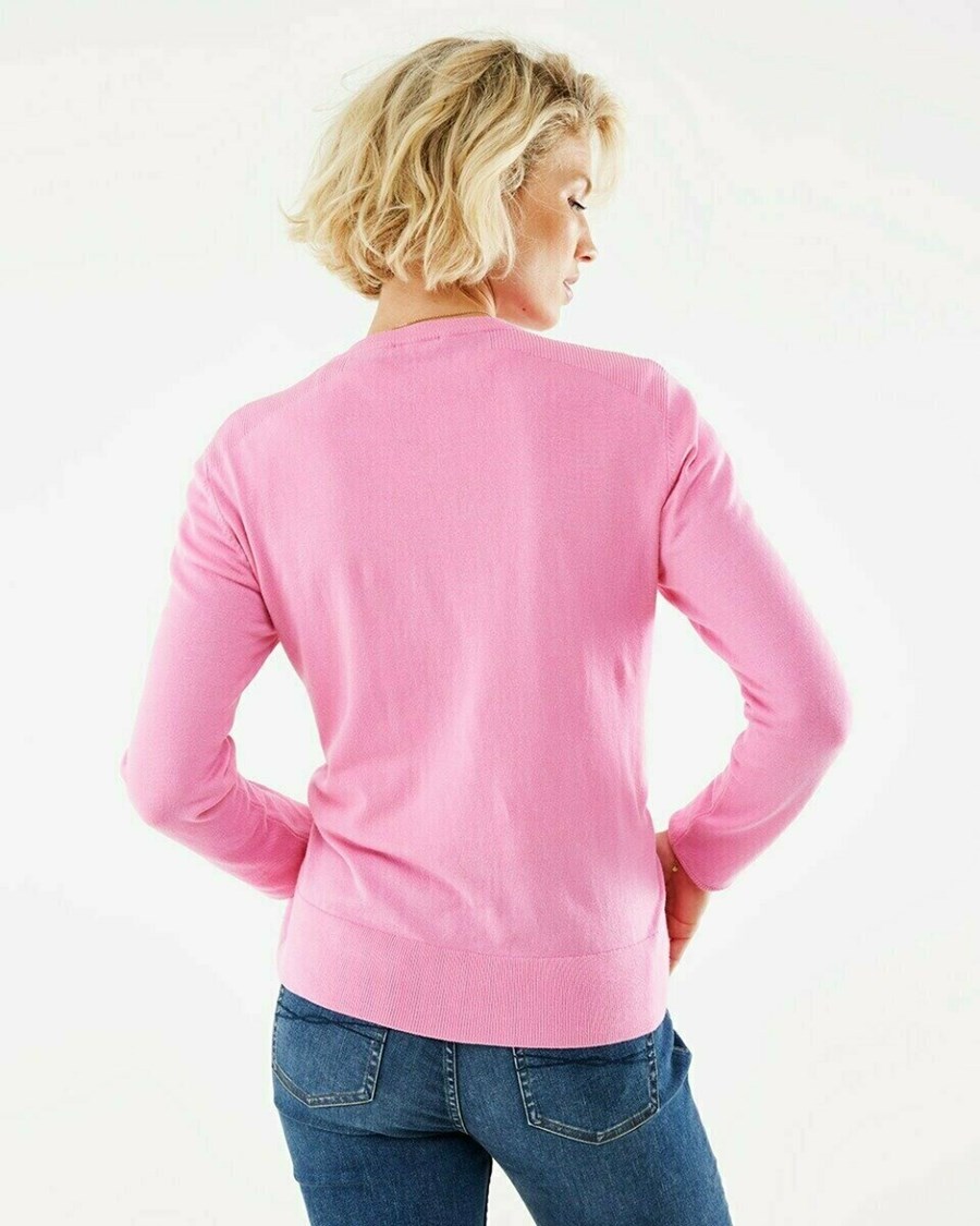 Mexx Basic knit cardigan Pink Różowe | HEOXA9135