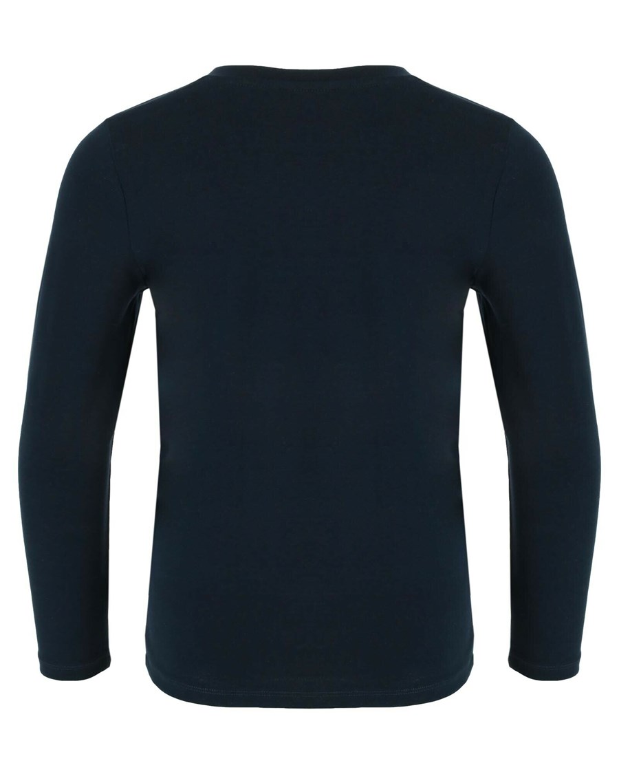 Mexx Basic long sleeve tee Navy Niebieskie | MVFKU5236