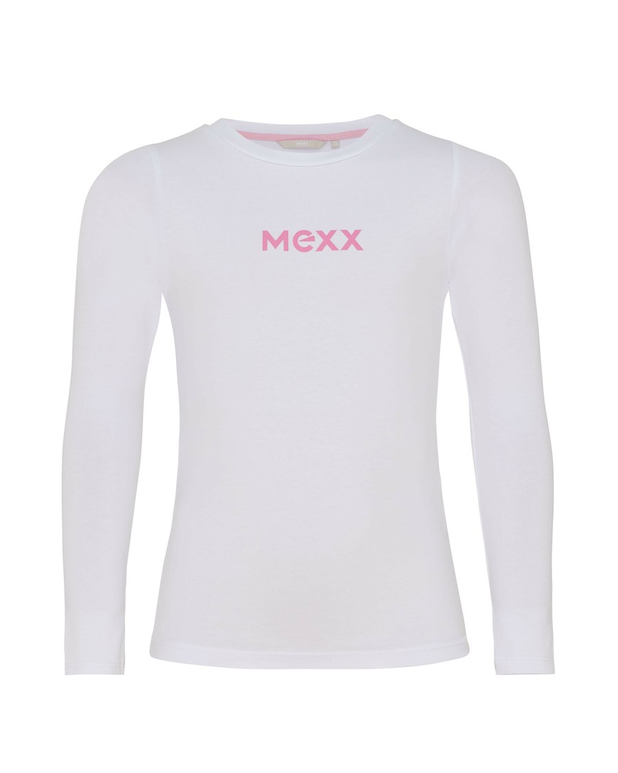 Mexx Basic long sleeve tee White Białe | MHDGE7350