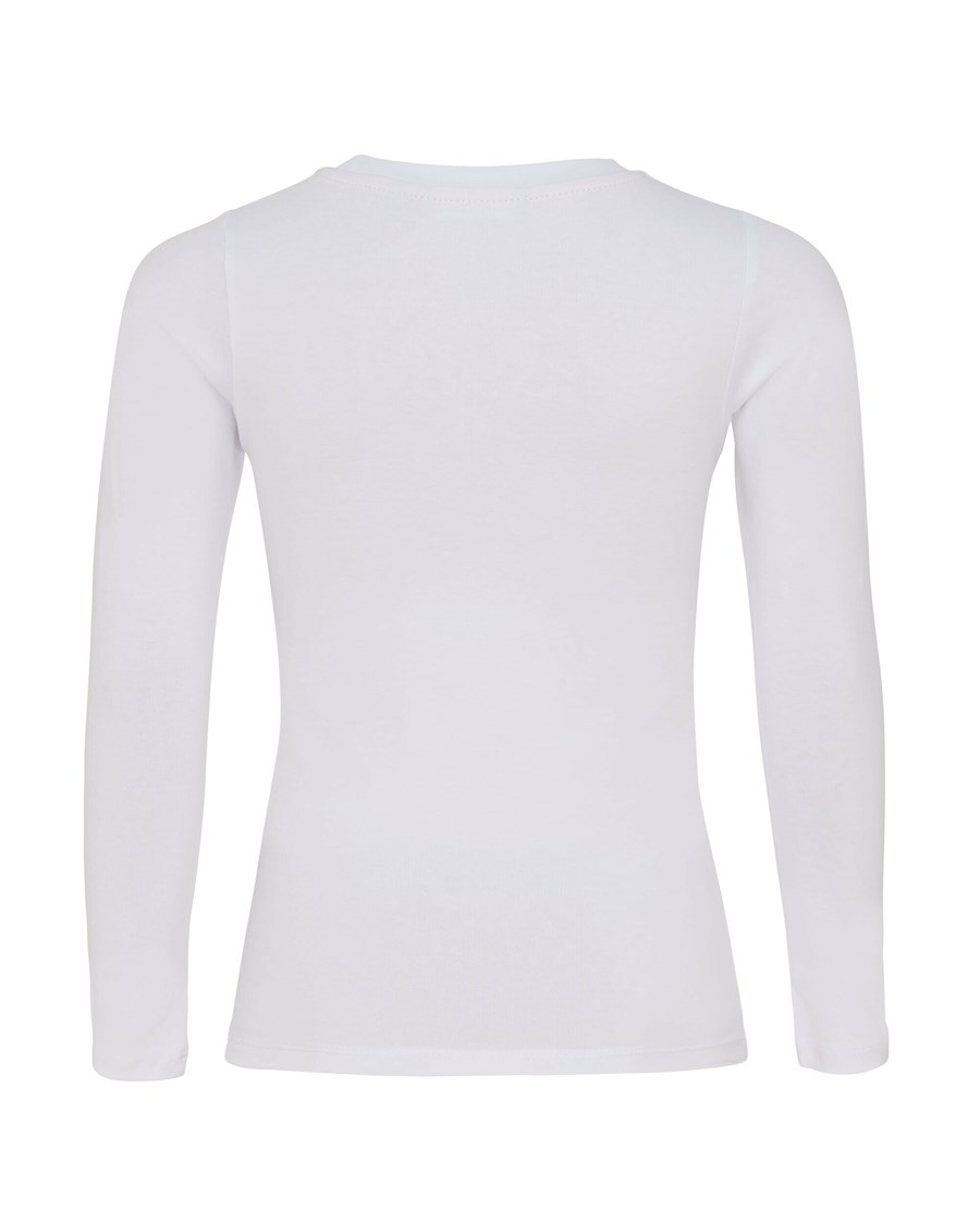 Mexx Basic long sleeve tee White Białe | MHDGE7350