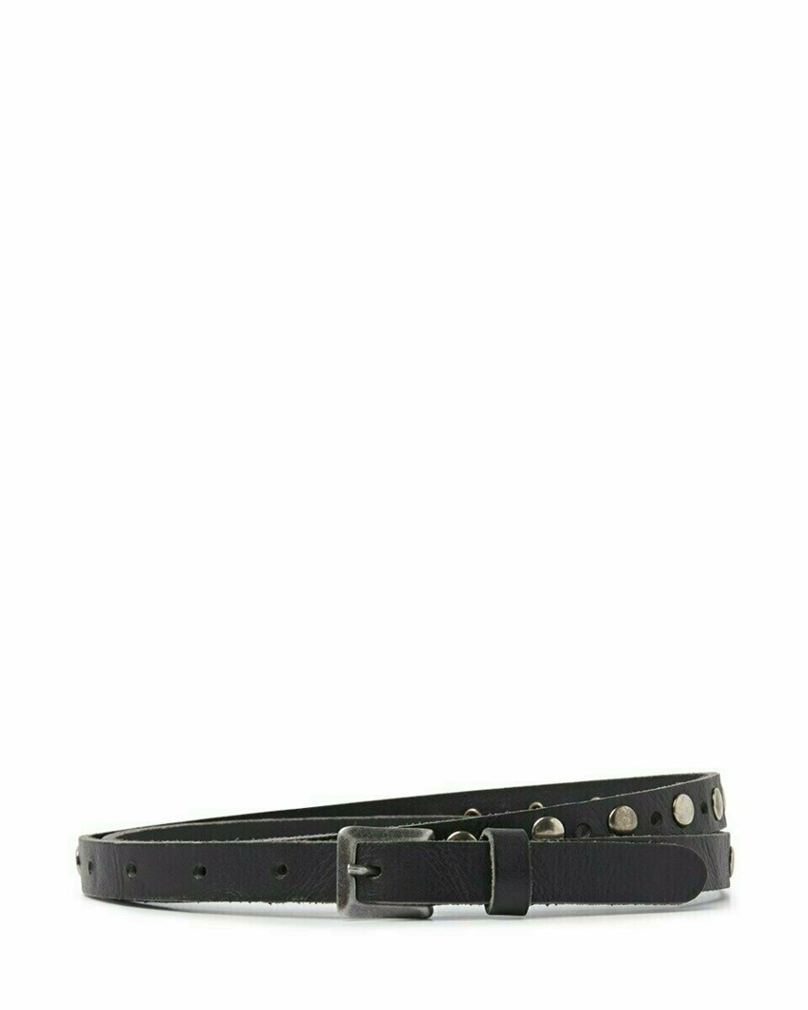 Mexx Belt Skórzane Black Czarne | ZLAIB4863