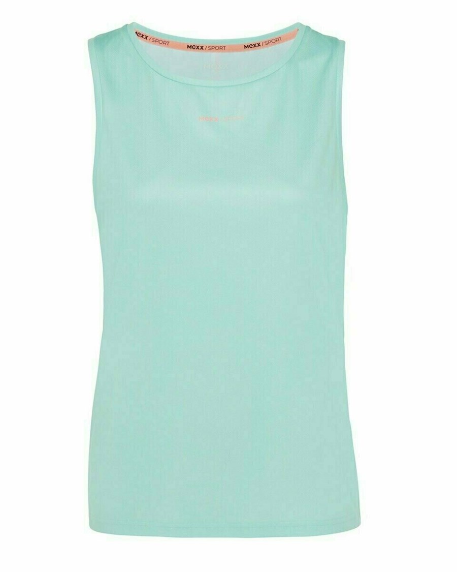 Mexx Bez Rękawów top Light Mint Zielone | PTZDC9062