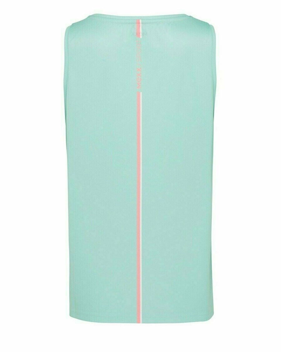 Mexx Bez Rękawów top Light Mint Zielone | PTZDC9062