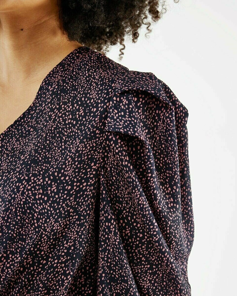 Mexx Blouse Printed Niebieskie | ZWPGS2367