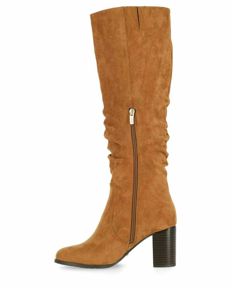 Mexx Boot Hanaya Cognac Brązowe | XLOKR2470