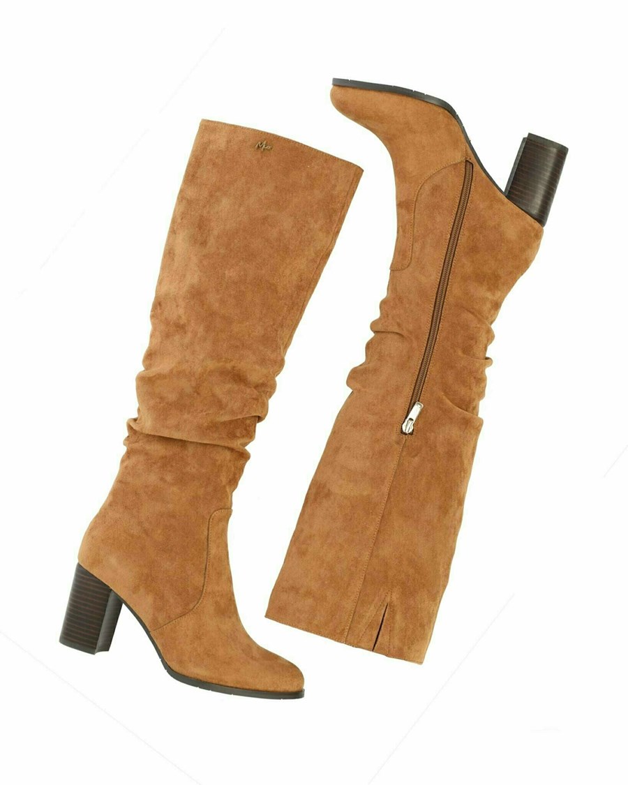 Mexx Boot Hanaya Cognac Brązowe | XLOKR2470