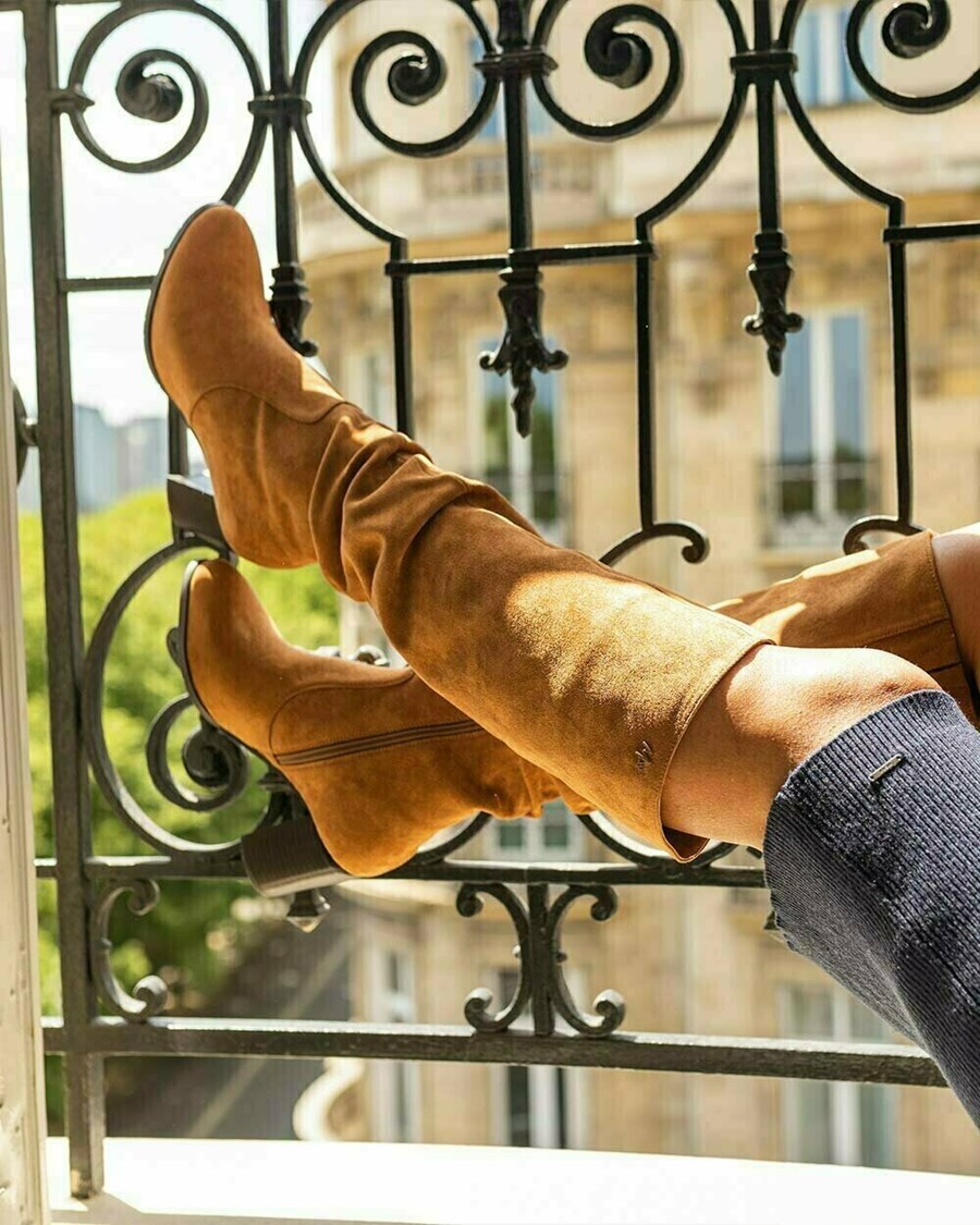 Mexx Boot Hanaya Cognac Brązowe | XLOKR2470