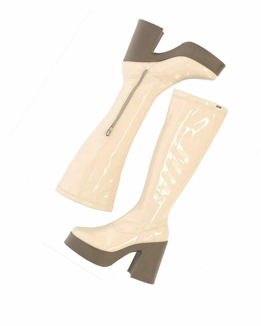 Mexx Boot Kora Nude Beżowe | JHGXQ8796