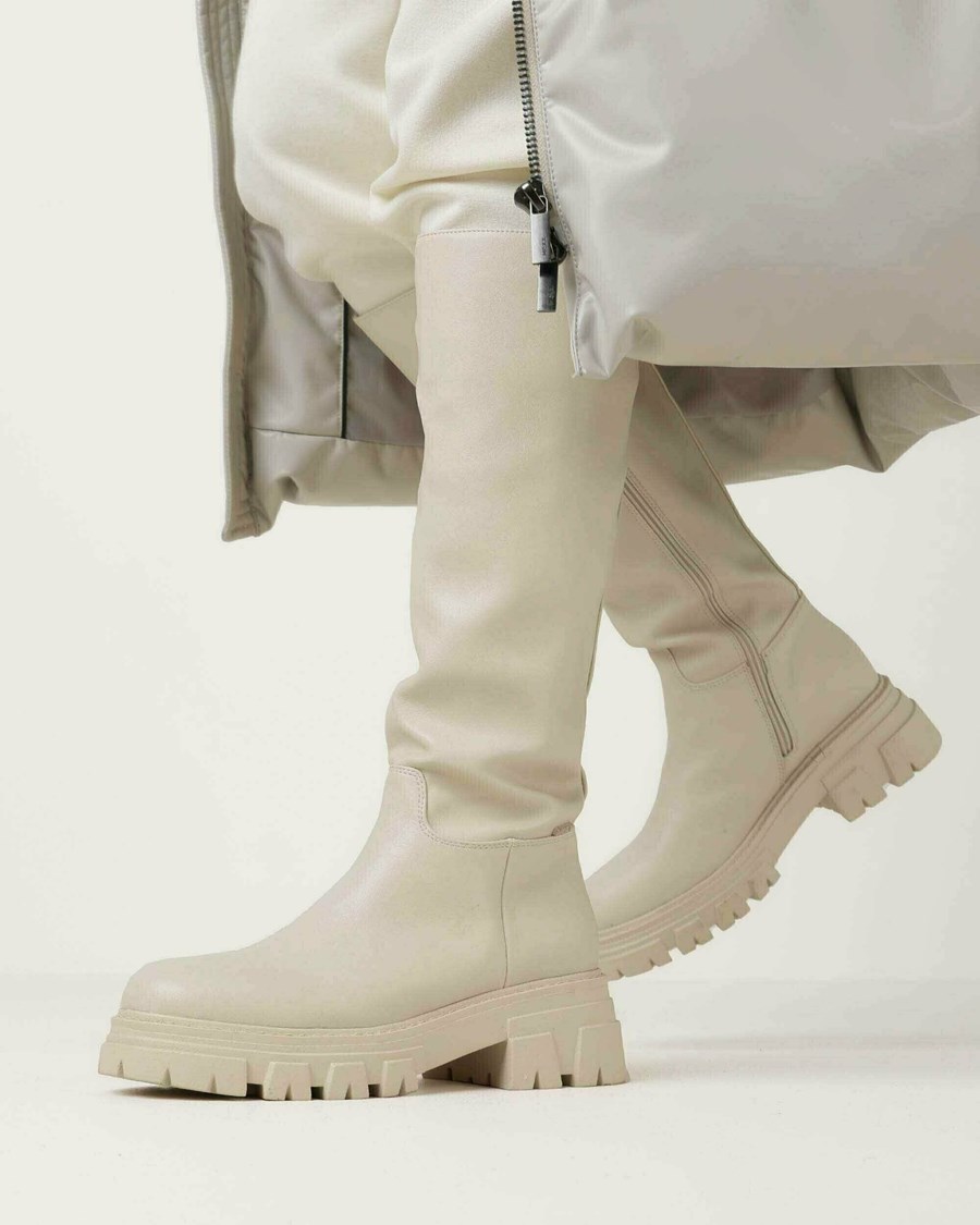 Mexx Boot Kyani Off White Białe | EAWPO5209