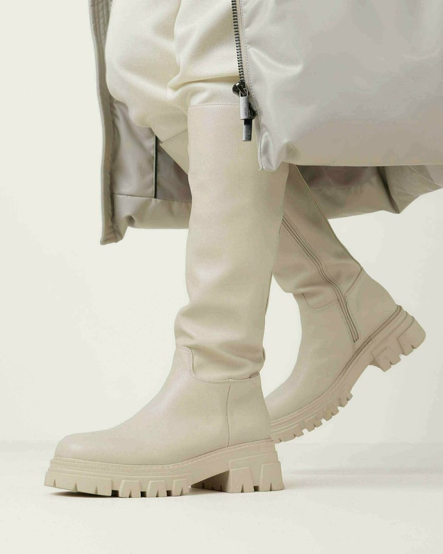 Mexx Boot Kymora Off White Białe | NCBFL6032