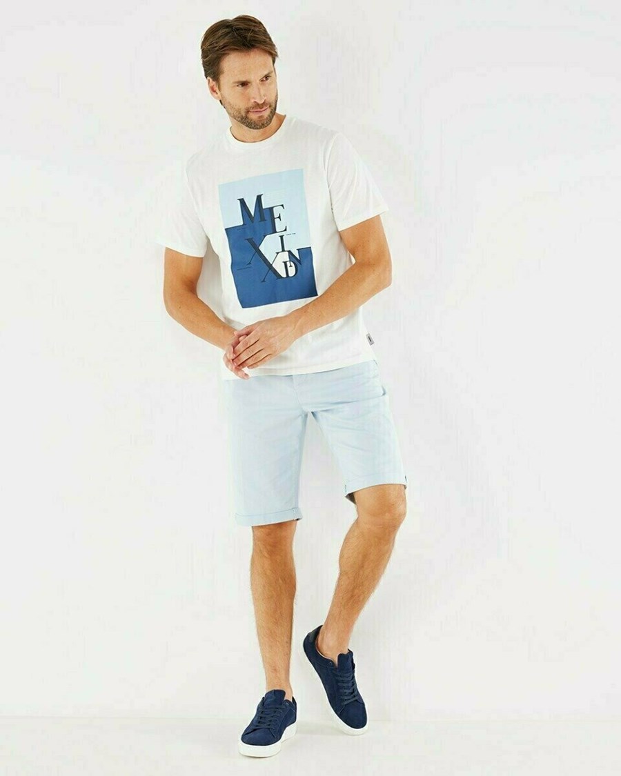 Mexx Chino short Light Blue Niebieskie | TUARJ2957