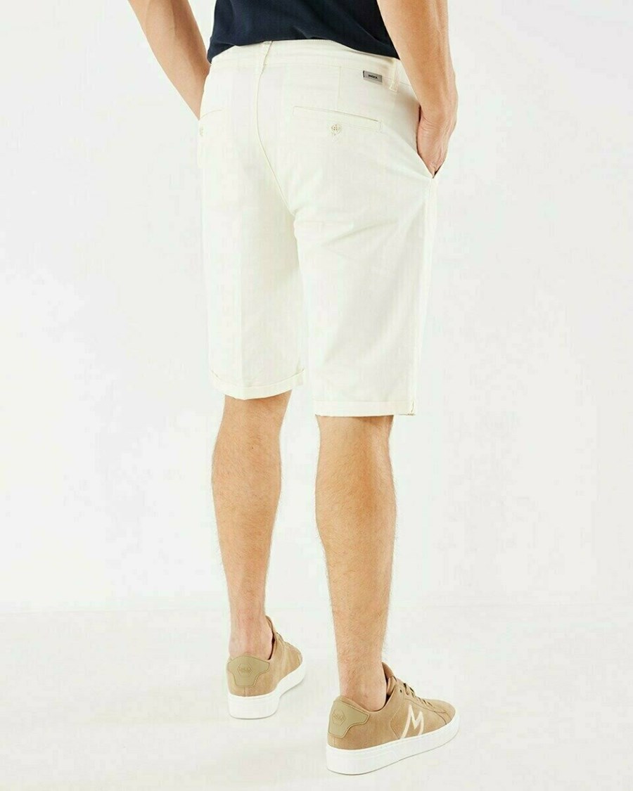 Mexx Chino short Off White Białe | VZNSY8271