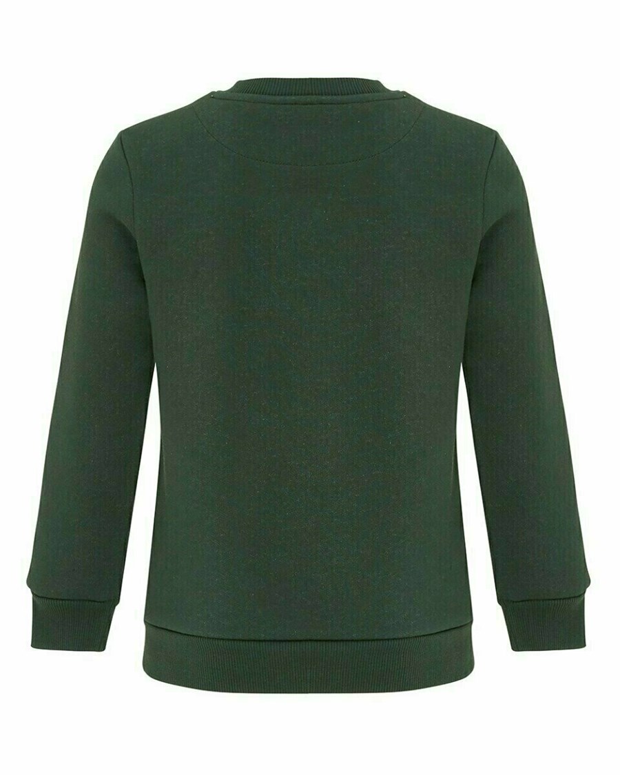 Mexx Crew Neck Sweatshirt Dark Green Zielone | IPOFC9320