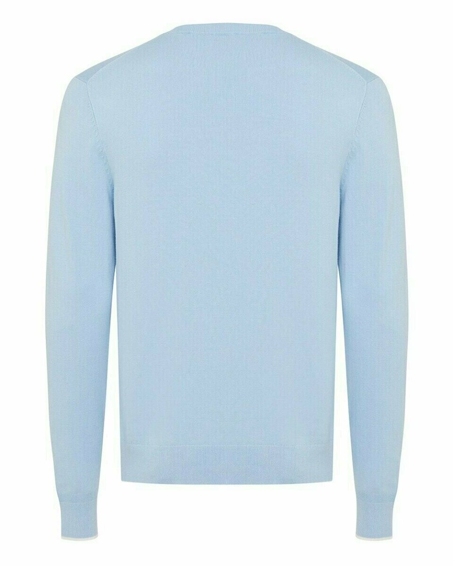 Mexx Crew neck sweater Light Blue Niebieskie | TRYXJ2075