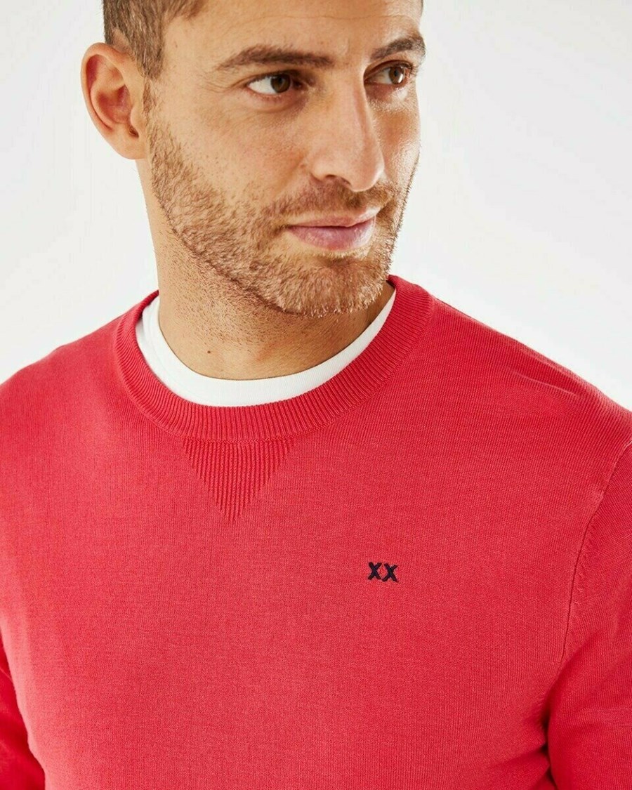 Mexx Crew neck sweater Red Czerwone | MBDXW3761