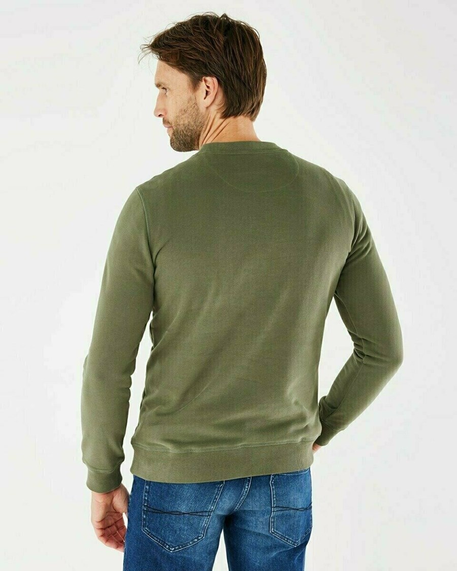 Mexx Crew neck sweatshirt Army Green Zielone | OGSBL9136