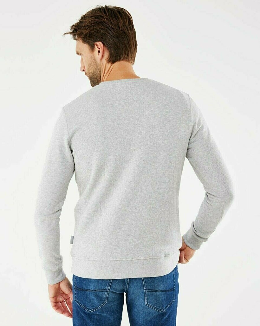 Mexx Crew neck sweatshirt Grey Melee Szare | TFEKH7842