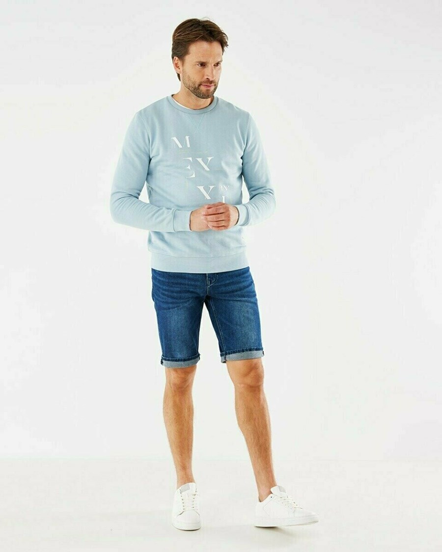 Mexx Crew neck sweatshirt Grey Mint Szare | SXWKR2148