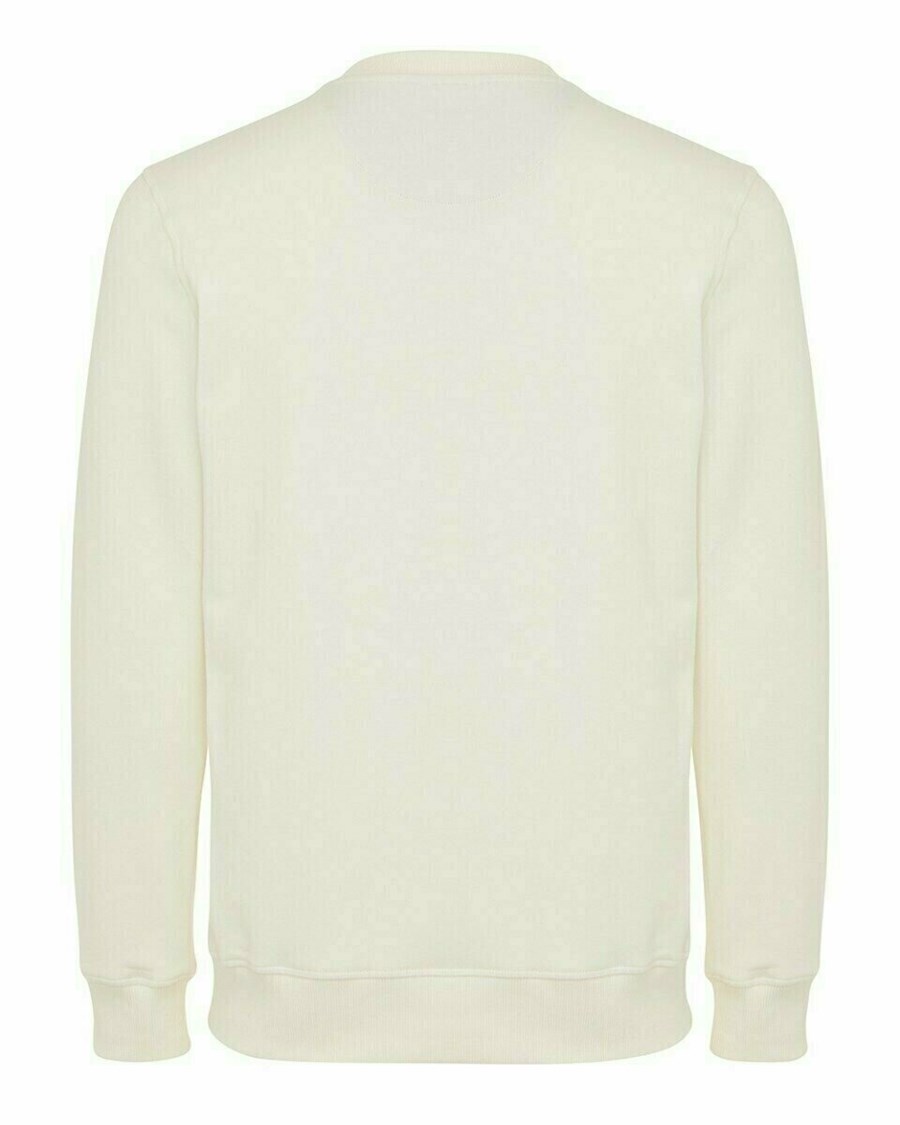 Mexx Crew neck sweatshirt Off White Białe | YCFGE4853