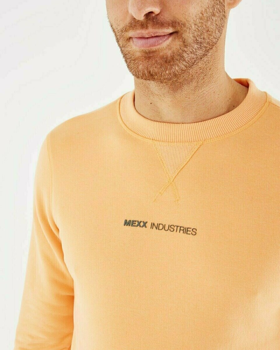 Mexx Crew neck sweatshirt Orange Pomarańczowe | OKXRH1837