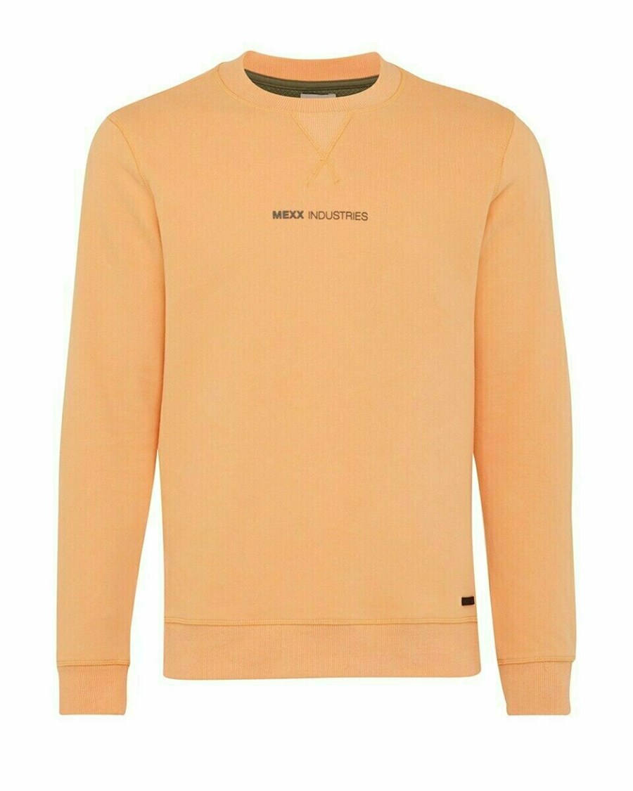 Mexx Crew neck sweatshirt Orange Pomarańczowe | OKXRH1837