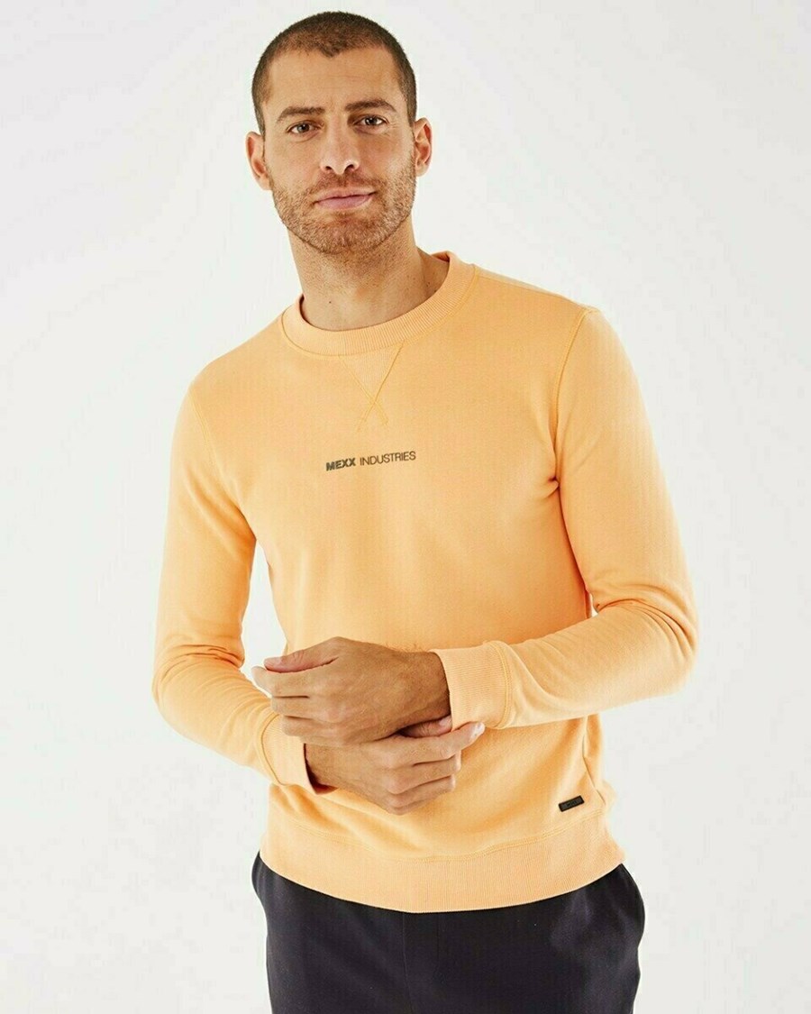 Mexx Crew neck sweatshirt Orange Pomarańczowe | OKXRH1837