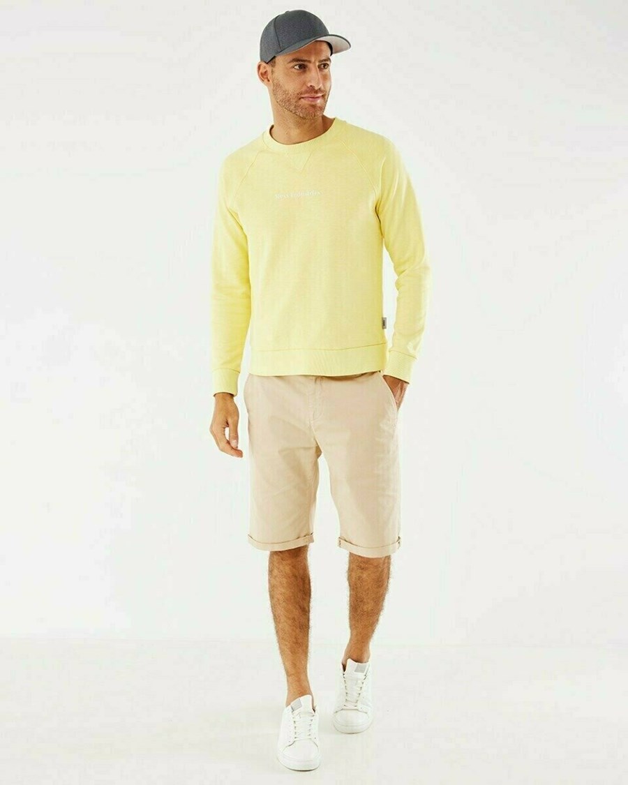 Mexx Crew neck sweatshirt Yellow Żółte | FRICH7042