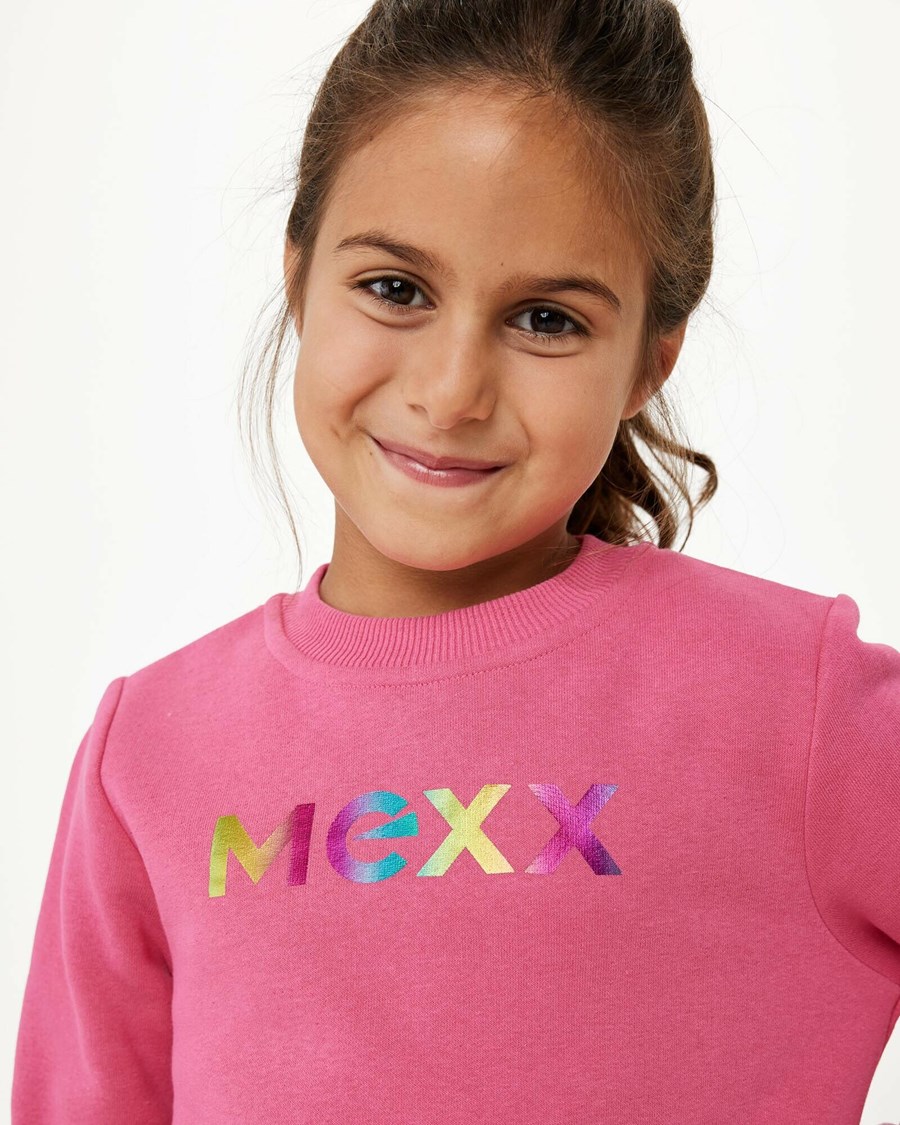 Mexx Crewneck logo carrier Pink Różowe | XFZHG0586