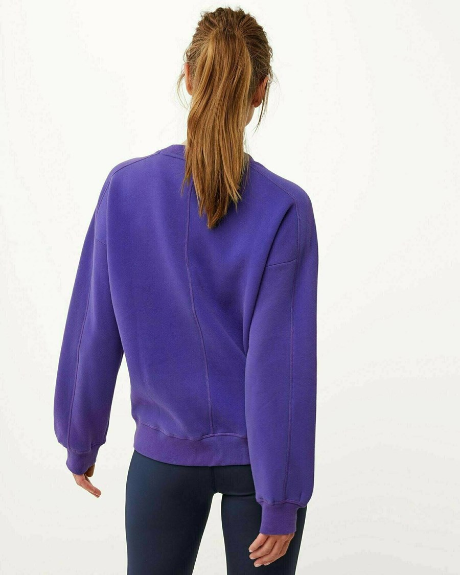 Mexx Crewneck sweater Bright Purple Fioletowe | MNEUZ9081