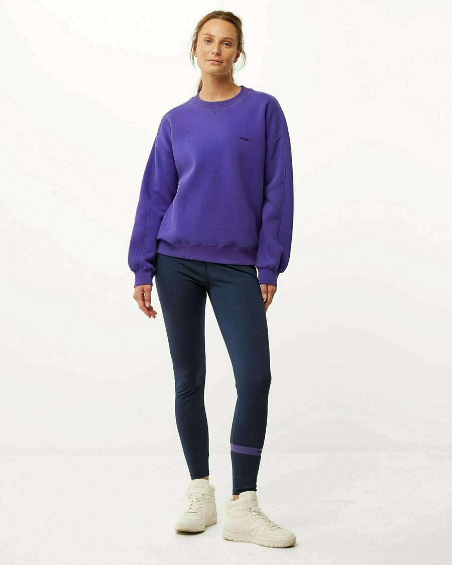 Mexx Crewneck sweater Bright Purple Fioletowe | MNEUZ9081