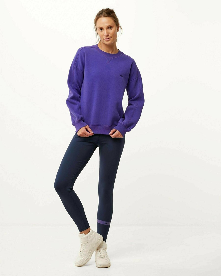 Mexx Crewneck sweater Bright Purple Fioletowe | MNEUZ9081