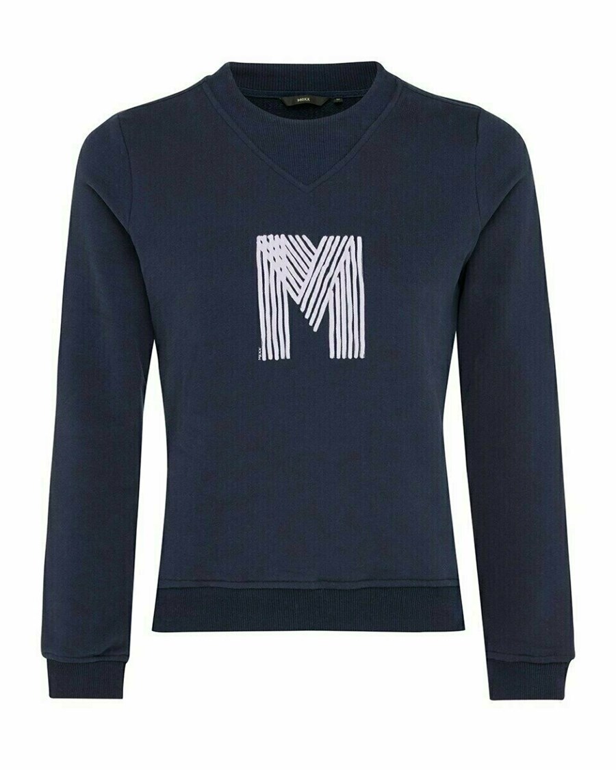 Mexx Crewneck sweater Navy Niebieskie | EONZK6802